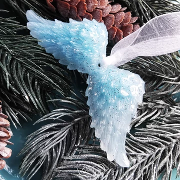 angyalszárny karácsonyfadísz