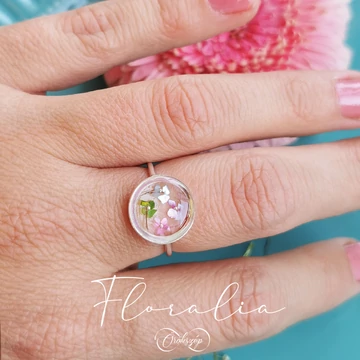 FLORÁLIA CSALÁDI EMLÉKŐR GYŰRŰ 925 STERLING EZÜST