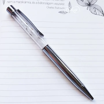 Pitypangmagos ezüst golyóstoll