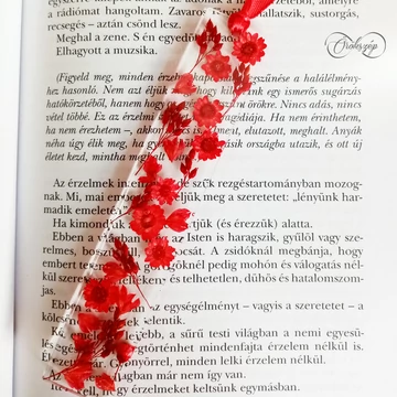 Mikulásvirág könyvjelző