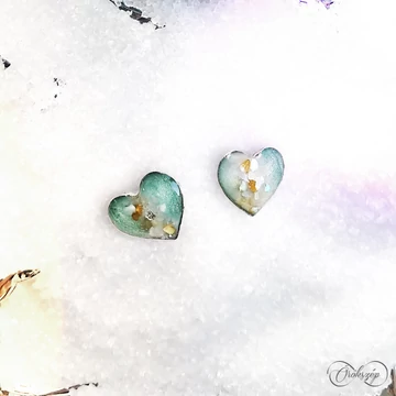 mentazöld fülbevaló