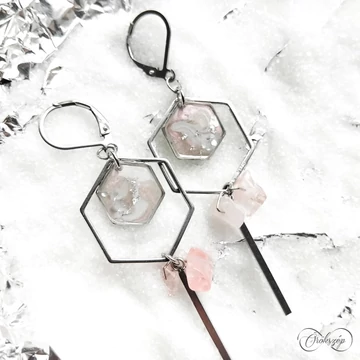 pasztell fülbevaló