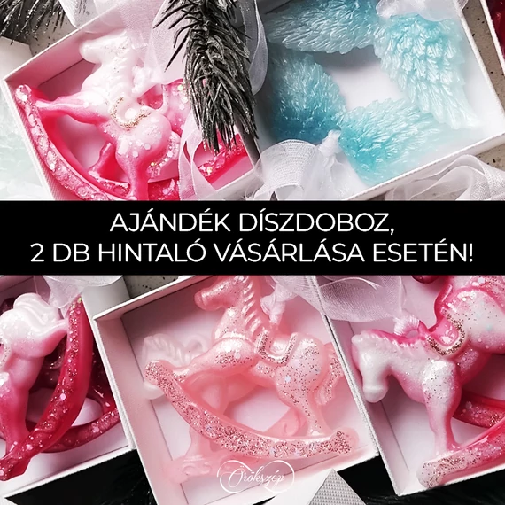 ANGYALSZÁRNY KARÁCSONYFADÍSZ TÖBBFÉLE