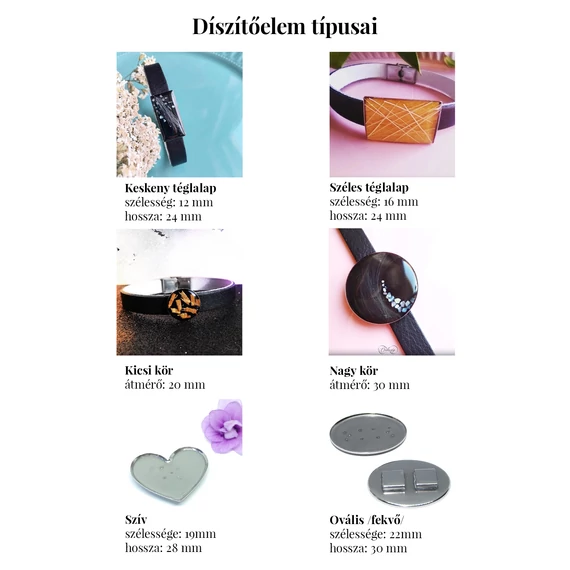 KARKÖTŐ EGYEDI DÍSZÍTŐELEMMEL