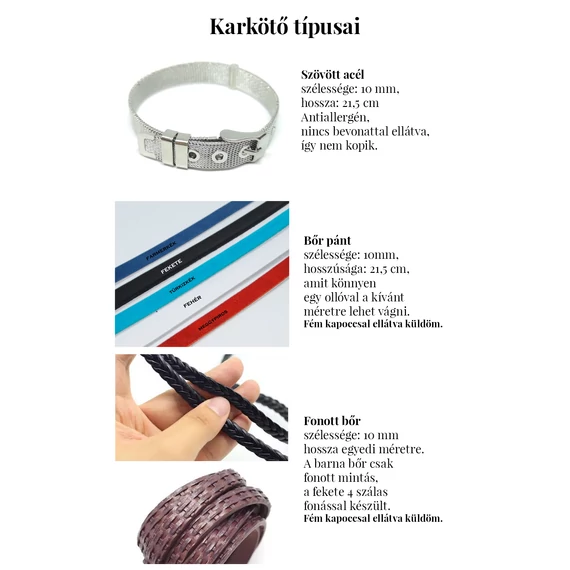 KARKÖTŐ EGYEDI DÍSZÍTŐELEMMEL