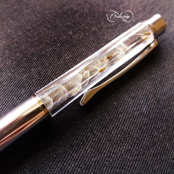 Pitypangmagos ezüst golyóstoll