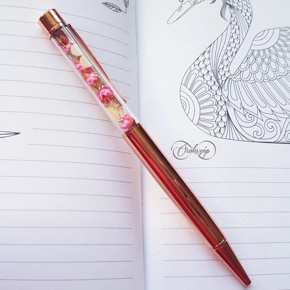 Cseresznyevirágzás rosegold golyóstoll