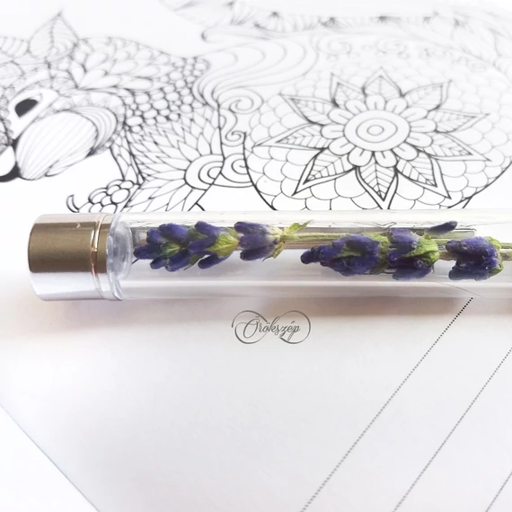 Levendulás ezüst golyóstoll