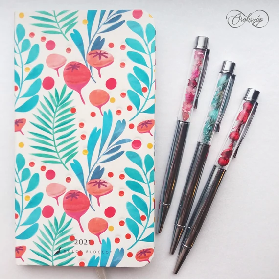 Rózsaszín mámor ezüst golyóstoll