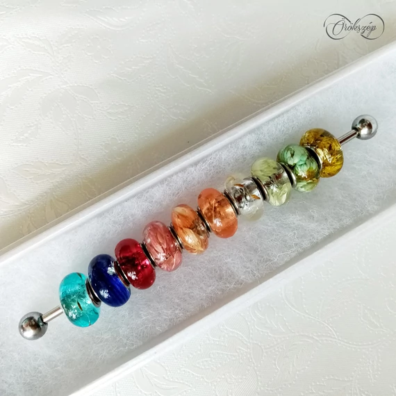 Örökszép szivárvány gyöngyszett