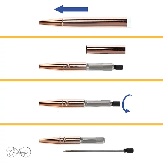 Kék tollbetét Örökszép tollhoz