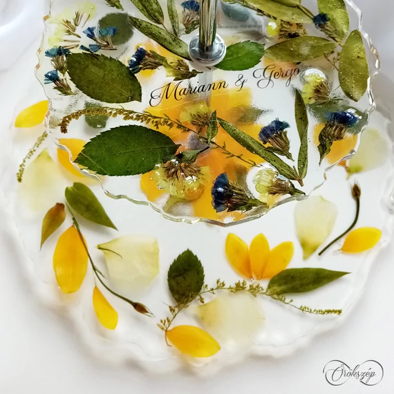 Esküvői Emlékőr tálaló