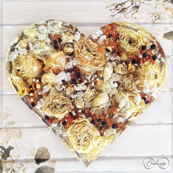 Esküvői Emlékőr óriás szív dekoráció