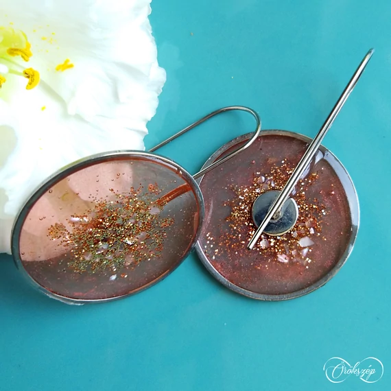 GALAKTIKA rosegold fülbevaló