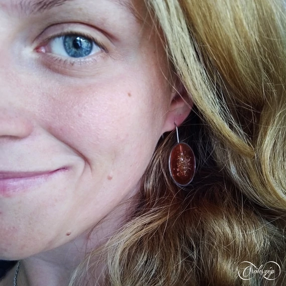 GALAKTIKA rosegold fülbevaló