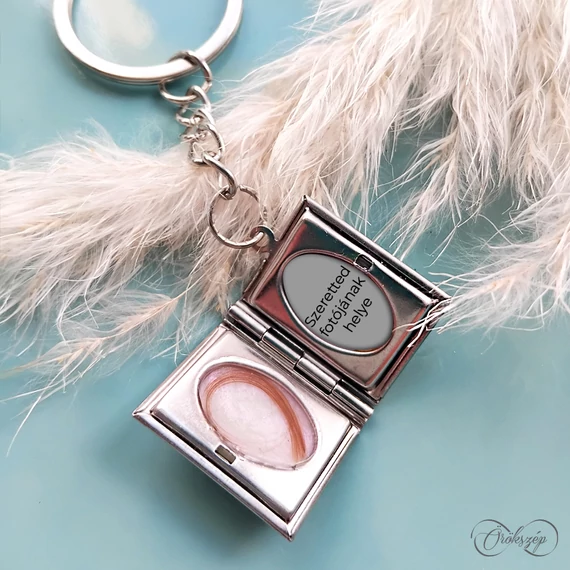 Kegyeleti Emlékőr fényképes könyv kulcstartó