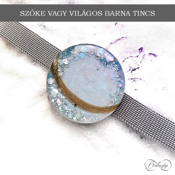 JÉGKÉK ÁLOM NYAKLÁNC