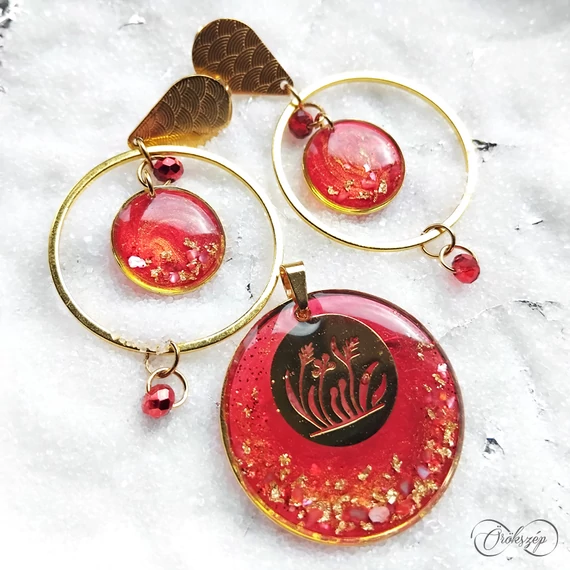 IZZÓ LÁNGOK FÜLBEVALÓ