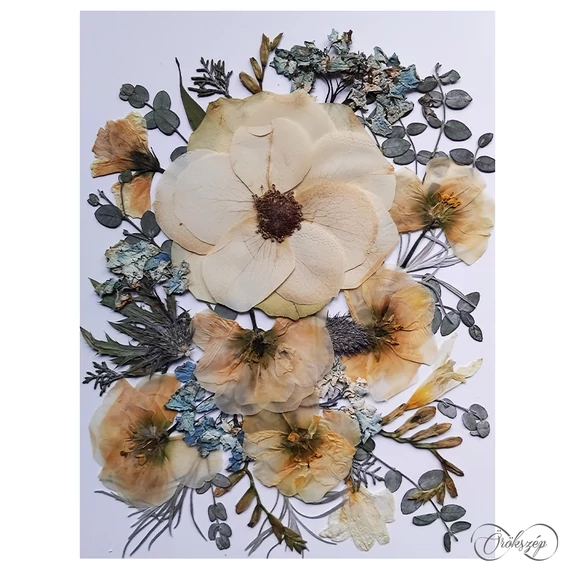 Esküvői Emlékőr lebegő Virágkép